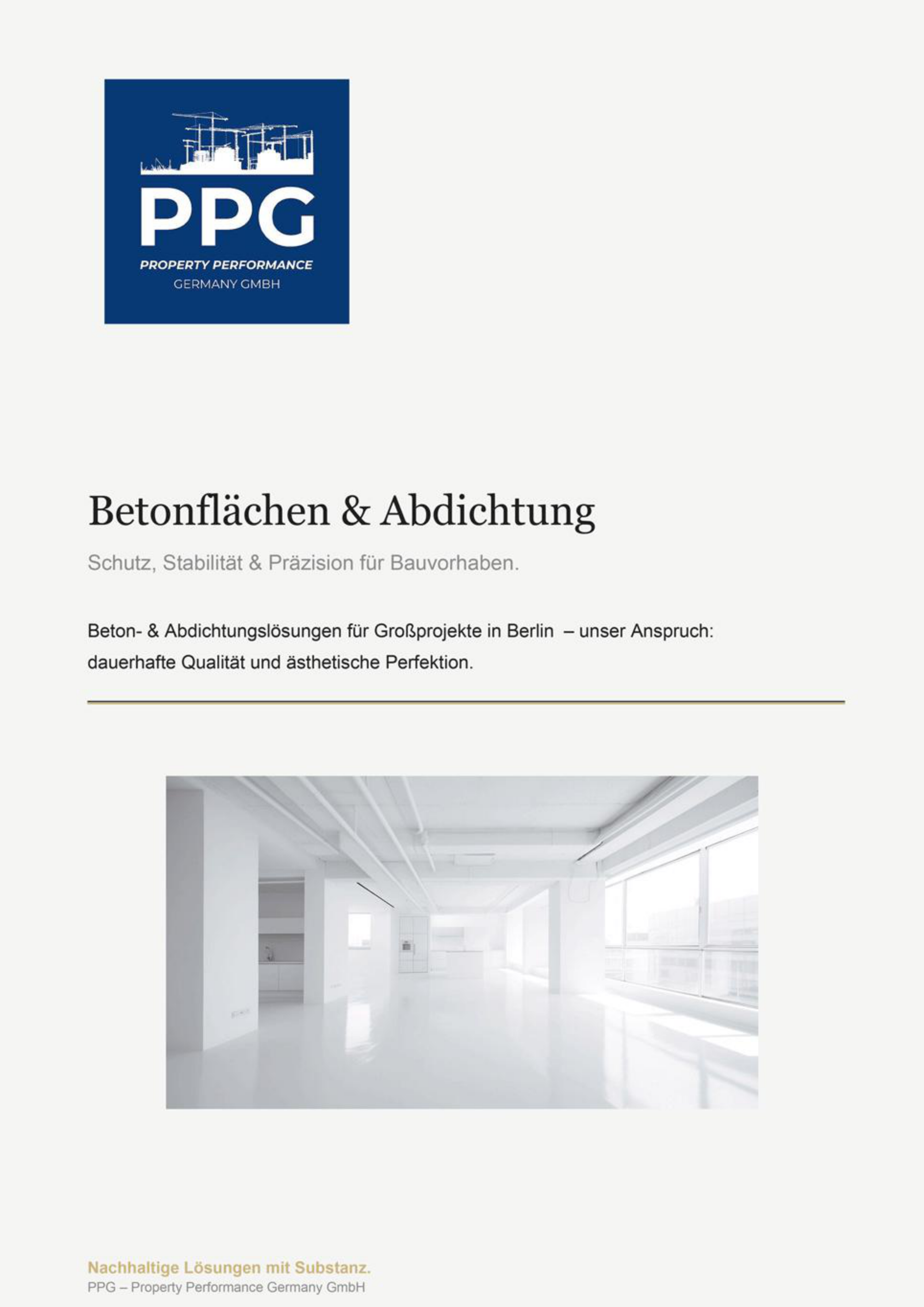PPG Infoflyer – Vorschau